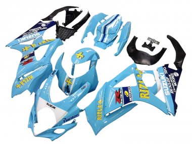 Carenados Moto Suzuki GSXR 1000 2007-2008 - Azul Claro Amarillo Negro Motul Rizla Fabricantes