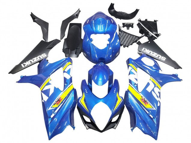 Carenados Moto Suzuki GSXR 1000 2007-2008 - Azul Amarillo Negro Fabricantes