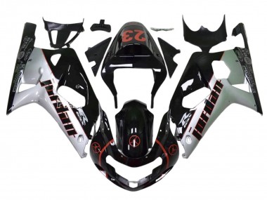 Carenados Moto Suzuki GSXR 1000 2009-2016 - Negro Brillante Blanco Rojo Jordan 23 Fabricantes