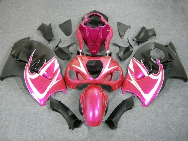 Carenados Moto Suzuki GSXR 1300 Hayabusa 1996-2007 - Rosa Blanco Negro Fabricantes