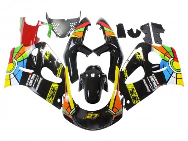 Carenados Moto Suzuki GSXR 600 / GSXR 750 1996-2000 - Negro Multicolor 27 Fabricantes