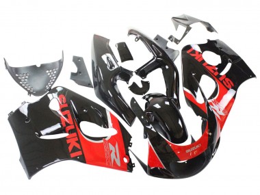 Carenados Moto Suzuki GSXR 600 / GSXR 750 1996-2000 - Negro Rojo Fabricantes