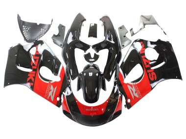 Carenados Moto Suzuki GSXR 600 / GSXR 750 1996-2000 - Negro Rojo Fabricantes