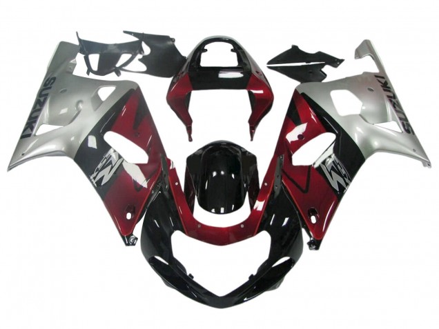 Carenados Moto Suzuki GSXR 600 / GSXR 750 1996-2000 - Azul Oscuro Blanco Fabricantes
