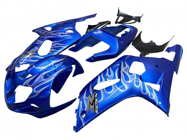 Carenados Moto Suzuki GSXR 600 / GSXR 750 2001-2003 - Azul Blanco Llama Fabricantes