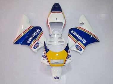 Carenados Moto Honda NSR250R MC28 P4 1994-1996 - Blanco Azul Amarillo Oro Rothmans Fabricantes