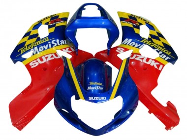 Carenados Moto Suzuki GSXR 600 / GSXR 750 2001-2003 - Azul Rojo Amarillo Fabricantes