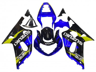 Carenados Moto Suzuki GSXR 600 / GSXR 750 2001-2003 - Azul Amarillo Negro Brillante Fabricantes