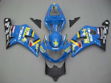Carenados Moto Suzuki GSXR 600 / GSXR 750 2001-2003 - Azul Amarillo Negro Motul Rizla Fabricantes