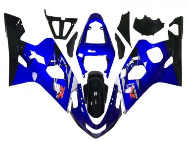 Carenado Moto Suzuki GSXR 600 / GSXR 750 2004-2005 - Azul Blanco Negro Fabricantes