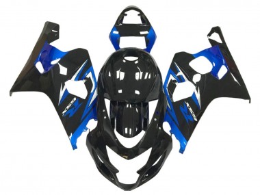 Carenados Moto Suzuki GSXR 600 / GSXR 750 2004-2005 - Negro Brillante Azul Fabricantes