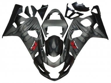 Carenados Moto Suzuki GSXR 600 / GSXR 750 2004-2005 - Gris Negro Llama Fabricantes