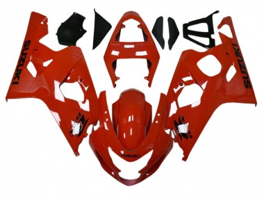 Carenado Moto Suzuki GSXR 600 / GSXR 750 2004-2005 - Rojo Negro Fabricantes