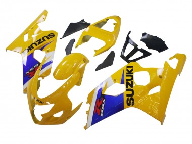 Carenado Moto Suzuki GSXR 600 / GSXR 750 2004-2005 - Amarillo Blanco Azul Negro Fabricantes