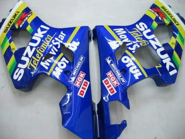 Carenados Moto Suzuki GSXR 600 / GSXR 750 2004-2005 - Azul Blanco Amarillo Verde Telefonica Motul MoviStar Fabricantes