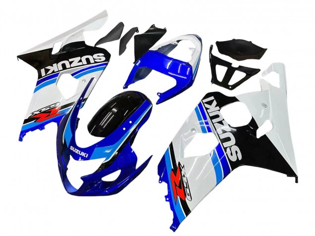 Carenado Moto Suzuki GSXR 600 / GSXR 750 2004-2005 - Blanco Azul Negro Rojo Fabricantes