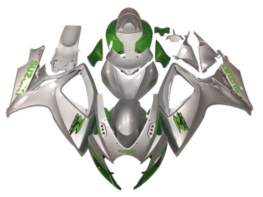 Carenados Moto Suzuki GSXR 600 / GSXR 750 2006-2007 - Plata Verde Fabricantes