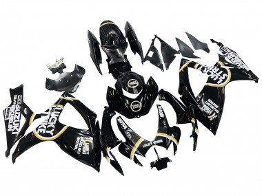 Carenados Moto Suzuki GSXR 600 / GSXR 750 2006-2007 - Negro Brillante Blanco Motul Lucky Strike Fabricantes