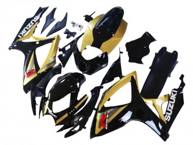 Carenados Moto Suzuki GSXR 600 / GSXR 750 2006-2007 - Oro Negro Brillante Rojo Fabricantes