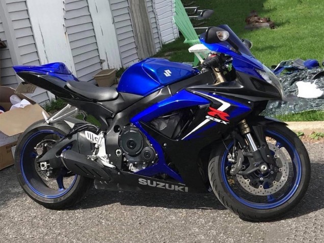 Carenados Moto Suzuki GSXR 600 / GSXR 750 2006-2007 - Azul Negro Rojo Fabricantes