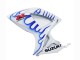 Carenados Moto Suzuki GSXR 600 / GSXR 750 2006-2007 - Blanco Azul Llama Fabricantes