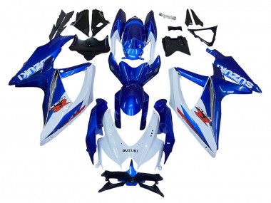Kits Carenado Moto Suzuki GSXR 600 / GSXR 750 2008-2010 - Azul Blanco Rojo Fabricantes