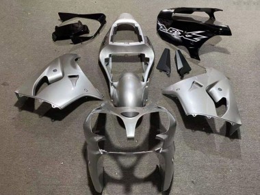 Carenados Moto Kawasaki ZX9R 2002-2003 - Plata Negro Brillante Fabricantes