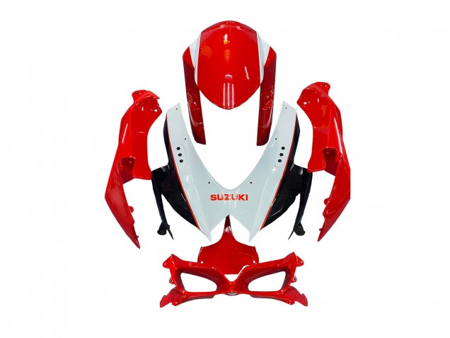 Carenados Moto Suzuki GSXR 600 / GSXR 750 2008-2010 - Blanco Rojo Negro Fabricantes