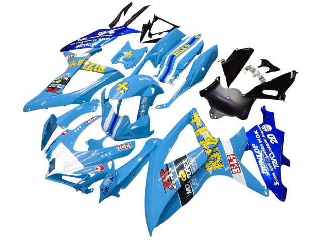 Carenados Moto Suzuki GSXR 600 / GSXR 750 2008-2010 - Azul Amarillo Rizla Fabricantes