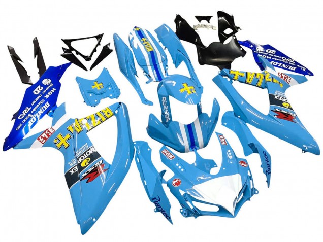 Carenados Moto Suzuki GSXR 600 / GSXR 750 2008-2010 - Azul Amarillo Rizla Fabricantes