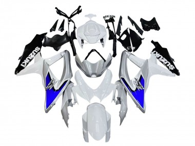 Carenados Moto Suzuki GSXR 600 / GSXR 750 2008-2010 - Blanco Plata Azul Negro Fabricantes