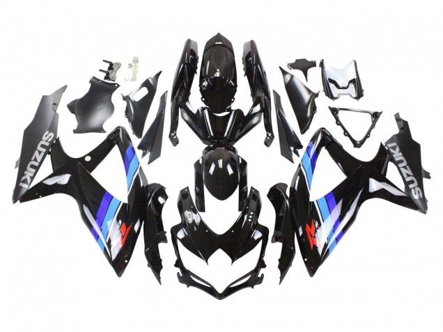 Carenados Moto Suzuki GSXR 600 / GSXR 750 2008-2010 - Negro Brillante Azul Fabricantes