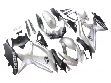 Carenados Moto Suzuki GSXR 600 / GSXR 750 2008-2010 - Plata Negro Mate Fabricantes