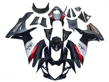 Carenados Moto Suzuki GSXR 600 / GSXR 750 2011-2024 - Negro Brillante Falsificado FibraCarbono Plata Rojo Fabricantes