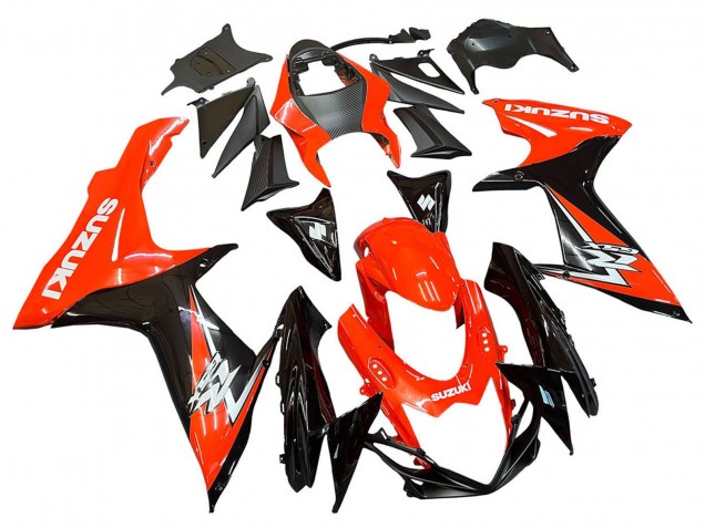 Kits Carenados Moto Suzuki GSXR 600 / GSXR 750 2011-2024 - Rojo Negro Brillante Fabricantes