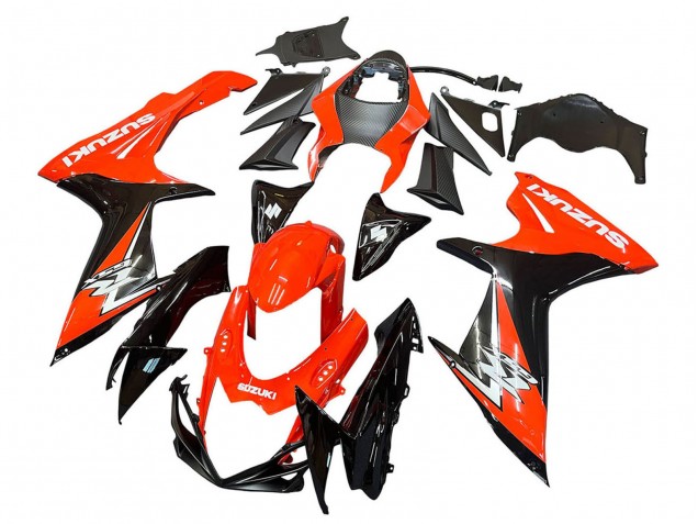 Kits Carenados Moto Suzuki GSXR 600 / GSXR 750 2011-2024 - Rojo Negro Brillante Fabricantes