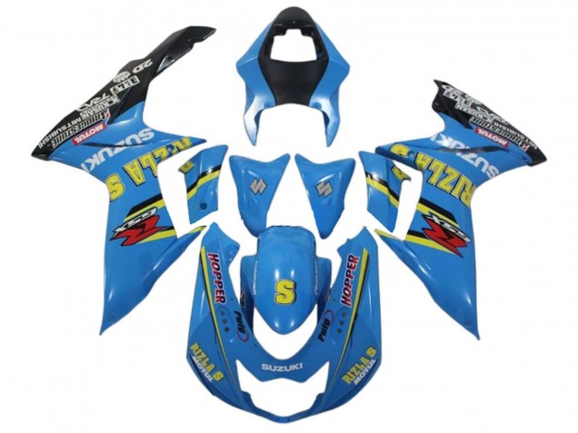 Carenados Moto Suzuki GSXR 600 / GSXR 750 2011-2024 - Azul Amarillo Negro Rizla Fabricantes