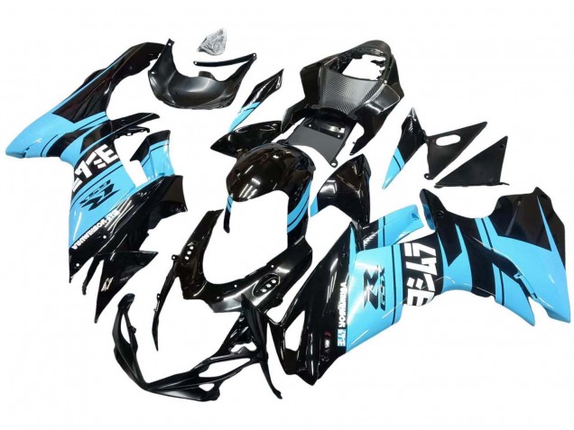 Carenados Moto Suzuki GSXR 600 / GSXR 750 2011-2024 - Negro Brillante Azul Claro Fabricantes