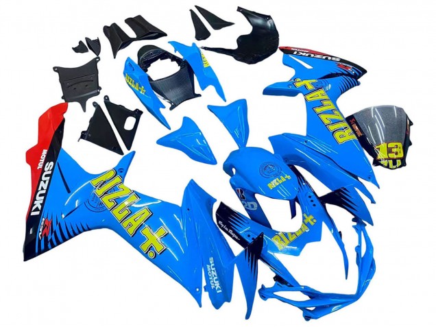 Carenados Moto Suzuki GSXR 600 / GSXR 750 2011-2024 - Azul Oro Rojo Negro Rizla Fabricantes