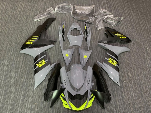 Carenados Moto Suzuki GSXR 600 / GSXR 750 2011-2024 - Nardo Gris Neon Amarillo Negro Fabricantes