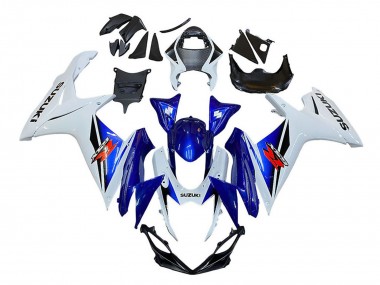 Carenado Moto Suzuki GSXR 600 / GSXR 750 2011-2024 - Blanco Azul Rojo Fabricantes