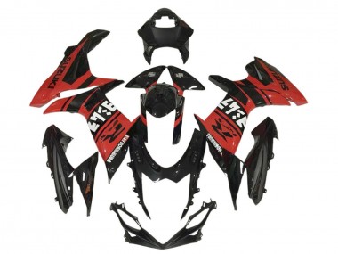 Carenado Moto Suzuki GSXR 600 / GSXR 750 2011-2024 - Azul Blanco Negro Fabricantes