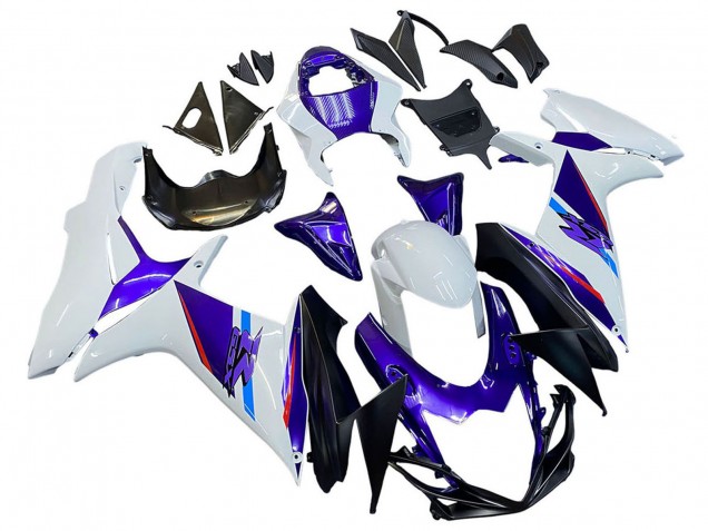 Carenados Moto Suzuki GSXR 600 / GSXR 750 2011-2024 - Azul Púrpura Blanco Fabricantes