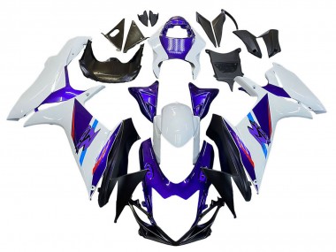 Carenados Moto Suzuki GSXR 600 / GSXR 750 2011-2024 - Azul Púrpura Blanco Fabricantes