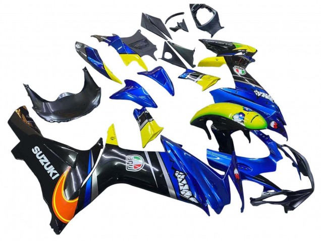 Carenados Moto Suzuki GSXR 600 / GSXR 750 2011-2024 - Azul Amarillo Fabricantes