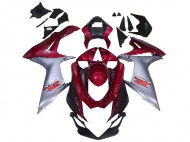 Carenados Moto Suzuki GSXR 600 / GSXR 750 2011-2024 - Rojo Plata Fabricantes