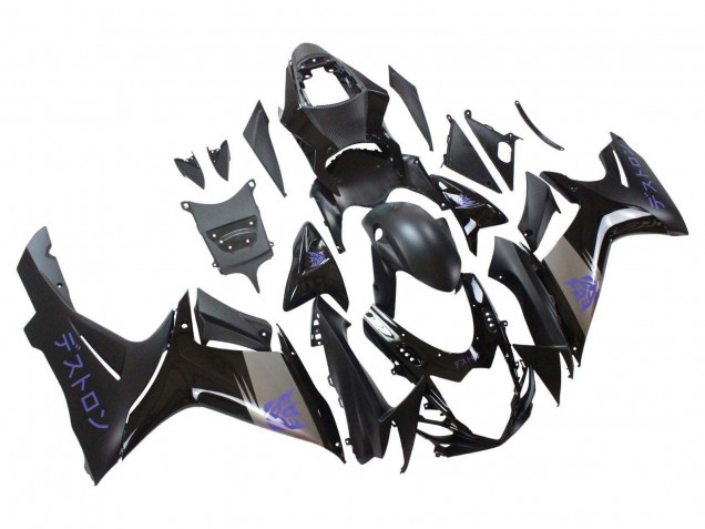 Carenados Moto Suzuki GSXR 600 / GSXR 750 2011-2024 - Negro Mate Gris Púrpura Fabricantes