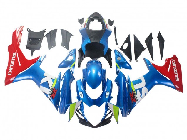Carenados Moto Suzuki GSXR 600 / GSXR 750 2011-2024 - Azul Rojo Fabricantes