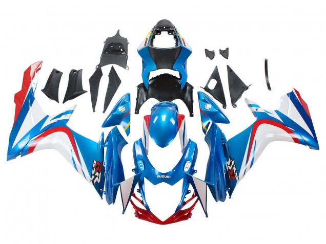 Carenados Moto Suzuki GSXR 600 / GSXR 750 2011-2024 - Azul Blanco Rojo Fabricantes