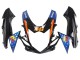 Carenados Moto Suzuki GSXR 600 / GSXR 750 2011-2024 - Azul Claro Naranja Negro Blanco Tiburón 46 Fabricantes